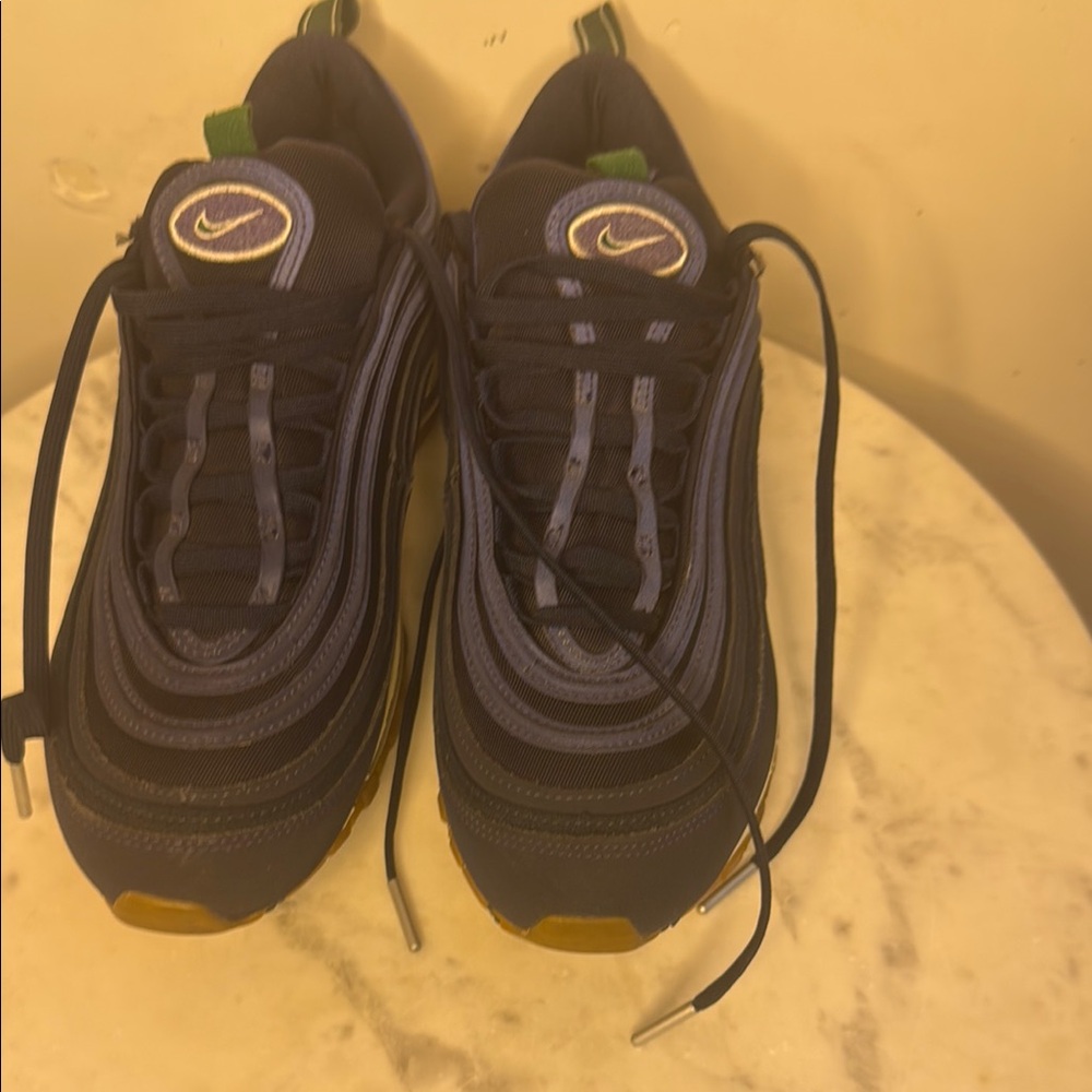 Nike Air Max 97 Women's Sneakers - Blue and Black - Picture 3 of 10